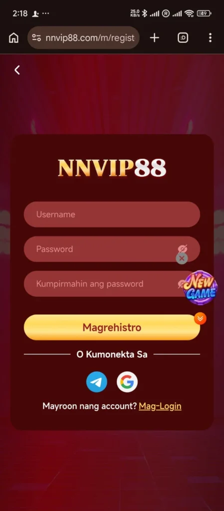 NNVIP88 Login